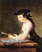 jean-Baptiste-Simeon Chardin The Draughtsman china oil painting reproduction